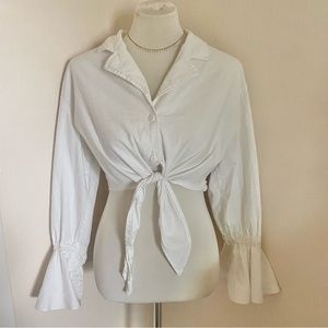 EBER vintage white button down